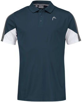 Head Club Tech 22 Polo Heren petrolblauw - S