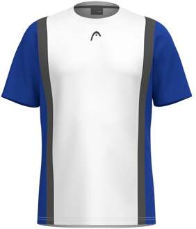 Head Club Tech T-shirt Jongens-Wit,Donkerblauw - 140,152,164,176