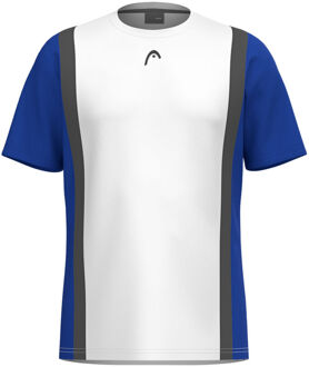 Head Club Tech T-shirt Jongens-Wit,Donkerblauw - 164