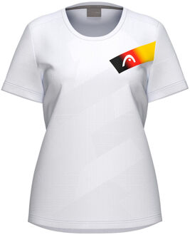 Head DTB Pro T-shirt Dames-wit - XS,S,M,L,XL,XXL