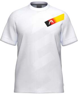 Head DTB Pro T-shirt Heren-wit - M