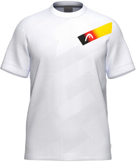 Head DTB Pro T-shirt Heren-wit - S