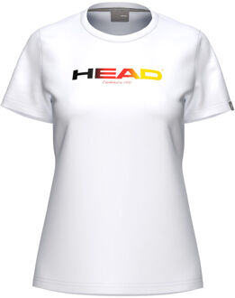 Head DTB Rainbow T-shirt Dames-wit - XS