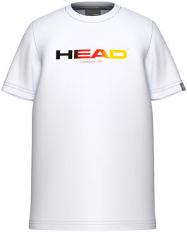 Head DTB Rainbow T-shirt Kinderen-wit - 128,140,152,164,176