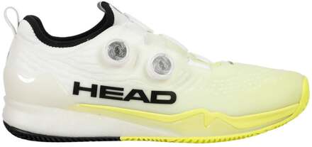 Head Endure Pro BOA Tennisschoenen Heren-Wit,Geel - 45