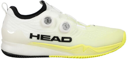 Head Endure Pro BOA Tennisschoenen Heren-Wit,Geel - 48