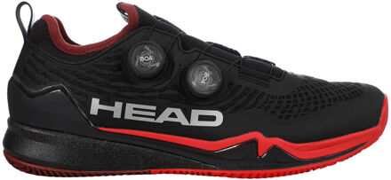 Head Endure Pro Tennisschoenen Heren-zwart, rood - 40,40.5,41,42,42.5,43,44,45,46,46.5,47,48.5