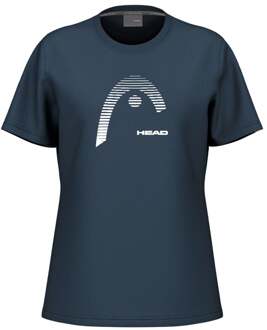 Head Lara T-shirt Dames-Donkerblauw - M