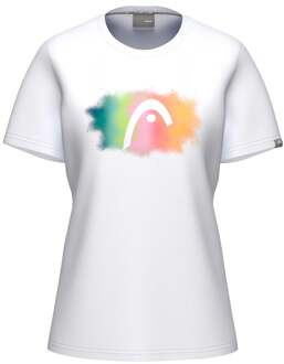 Head Lara T-shirt Dames-wit