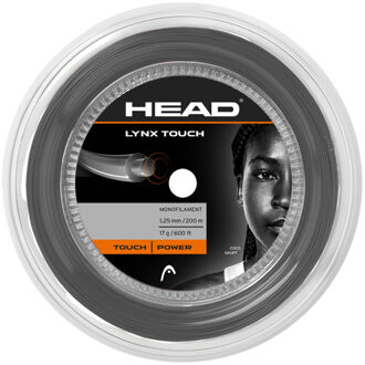 Head Lynx Touch Rol Snaren 200m-Grijs - 1.30