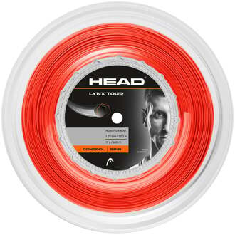 Head Lynx Tour Reel Rol Snaren 200m-Oranje - 1.25,1.30