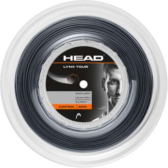 Head Lynx Tour Reel Rol Snaren 200m-Zwart - 1.20,1.25,1.30