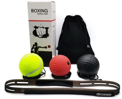 Head-Mounted Boksen Snelheid Bal Agility Training Reactie Bal Magische Bal Decompressie Vent Bal Strijd Bal Stuiteren Gym Bal