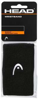 Head munk tennis 5 zweetband zwart kinderen - ONESIZE