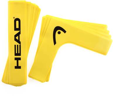 Head outdoor veldmarkering / lijnen - geel - 4 hoeken en 8 lijnen