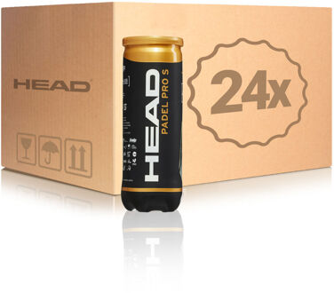 Head Padel Pro S 24x Verpakking 3 Stuks In Een Doos geel - one size