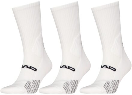 Head Padel Sokken Crew 3-pack Wit-35/38 - 35/38