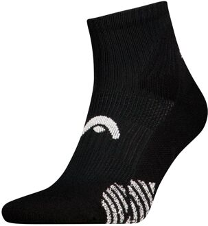 Head Padel Sokken Quarter 1-pack Zwart-43/46 - 43/46