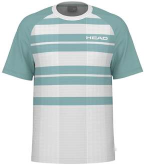 Head Performance T-shirt Heren-Wit,Mint - L
