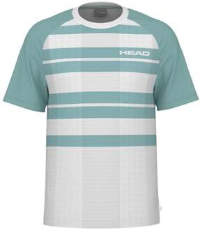 Head Performance T-shirt Heren-Wit,Mint - M