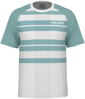 Head Performance T-shirt Heren-Wit,Mint - XL