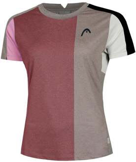 Head Play Tech T-Shirt T-shirt Dames roze - M