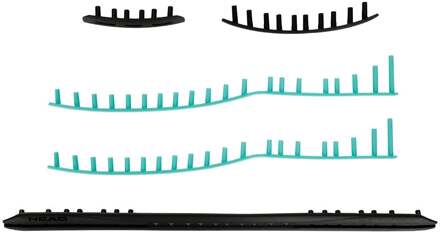 Head Prestige Boom Team 2024 Set Snaarbeschermers-Zwart,Groen - nosize