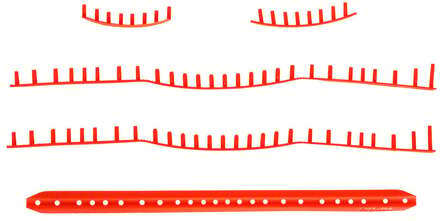 Head Prestige Radical Team 2023 Set Snaarbeschermers-Oranje - nosize