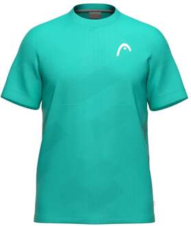 Head Pro T-shirt Heren-turkoois - M