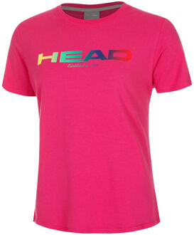 Head Rainbow T-shirt Dames pink - S,M,L,XL