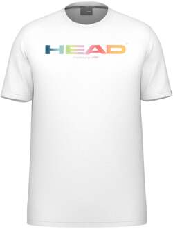 Head Rainbow T-shirt Heren-Wit - L