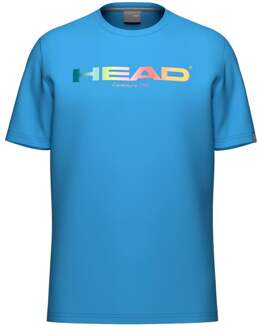 Head Rainbow T-shirt Kinderen blauw - 140
