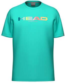 Head Rainbow T-shirt Kinderen turkoois - 152
