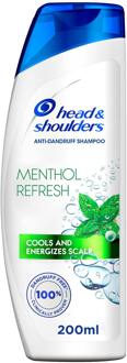 Head & Shoulders Anti-roos Shampoo Head & Shoulders Shampoo Menthol Refresh 200 ml