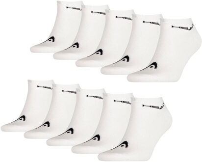 Head Sneaker sokken 10-pack Wit-43/46 - 43/46