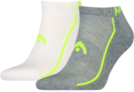 Head Sneakersokken Performance 2-pack Grey Melange / Wit-43/46 Grey Melange/Wit - 43/46