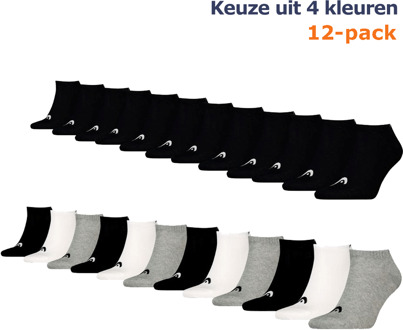 Head Sneakersokken Training 12-pack Wit-39/42 - 39/42