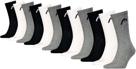 Head Sportsokken Training 12-pack Grijs / Wit / Zwart-35/38 Grijs/Wit/Zwart - 35/38