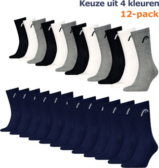 Head Sportsokken Training 12-pack Grijs / Wit / Zwart-39/42 Grijs/Wit/Zwart - 39/42