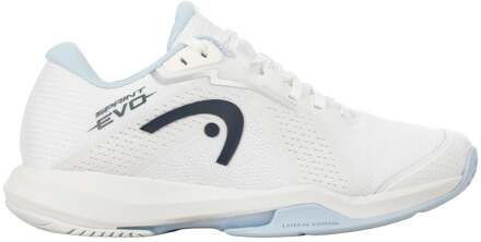 Head Sprint EVO  Allcourt schoen Dames-wit, lichtblauw - 38.5
