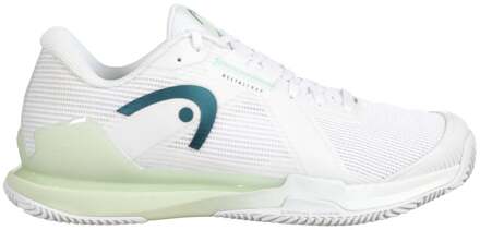 Head Sprint Pro 4.0 Tennisschoenen Dames-Wit,Lichtgroen - 42.5