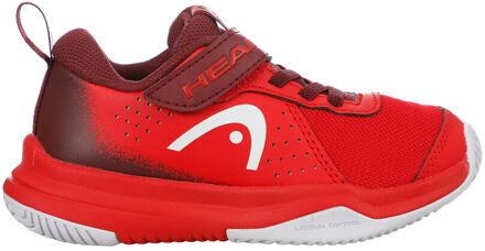 Head Sprint Velcro 4.0 Allcourt schoen Kinderen-rood, donkerrood - 27.5