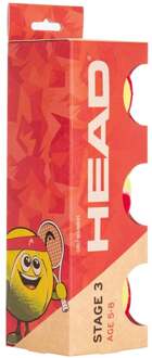 Head Stage 3 Red Verpakking 3 Stuks geel - nosize