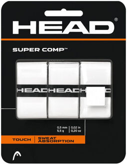 Head Super Comp Verpakking 3 stuks wit - nosize