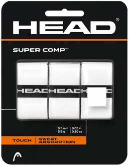 Head Super Comp Verpakking 3 stuks wit - nosize