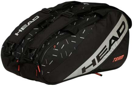 Head Team Padel Bag L Padel Ballentas-Zwart,Zilver - nosize