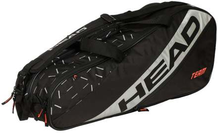 Head Team Racquet Bag M Tennistas 6 Stuks-Groen,Zwart - nosize