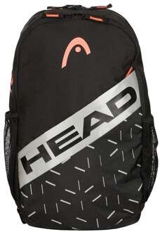 Head Team Tennis Rugtas (21L) zwart - zilver - rood - 1 SIZE