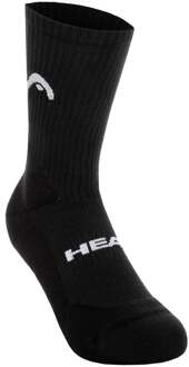 Head Tennis Crew Athletes Tennissokken Verpakking 1 Stuk-Zwart - 35-38