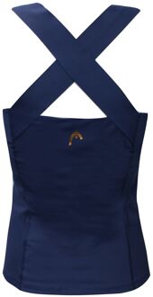 Head Tennis Dames Navy Tank Top Blauw
